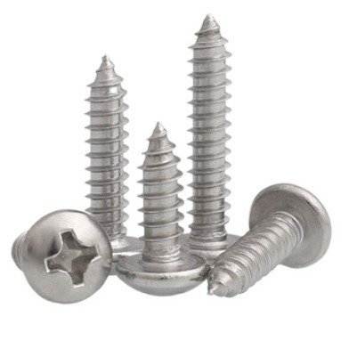 Stainless steel cross recessed pan head self-tapping screws Round head self-tapping screws GB845 extended wood screws