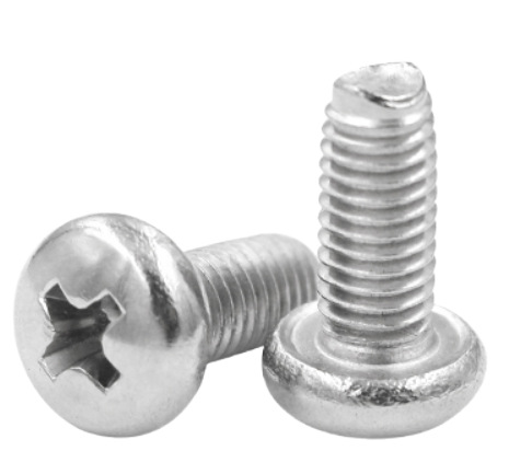 Stainless steel pan head triangle teeth self-locking screw GB6560