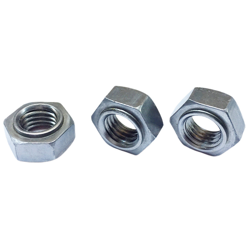 Foot less welding nut Spot welding nut outer hexagonal step fastener GB13681